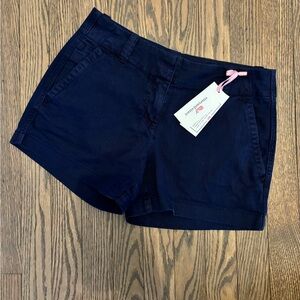 NWT Vineyard Vines Navy Blue Chino Every Day Shorts Size 00